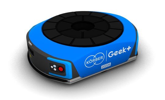 Die weltweite Zusammenarbeit zwischen Geek+ und Körber im Bereich autonomer, mobiler Roboter soll Kunden dabei helfen, komplexe logistische Aufgaben zu bewältigen. Die weltweite Zusammenarbeit zwischen Geek+ und Körber im Bereich autonomer, mobiler Roboter soll Kunden dabei helfen, komplexe logistische Aufgaben zu bewältigen.