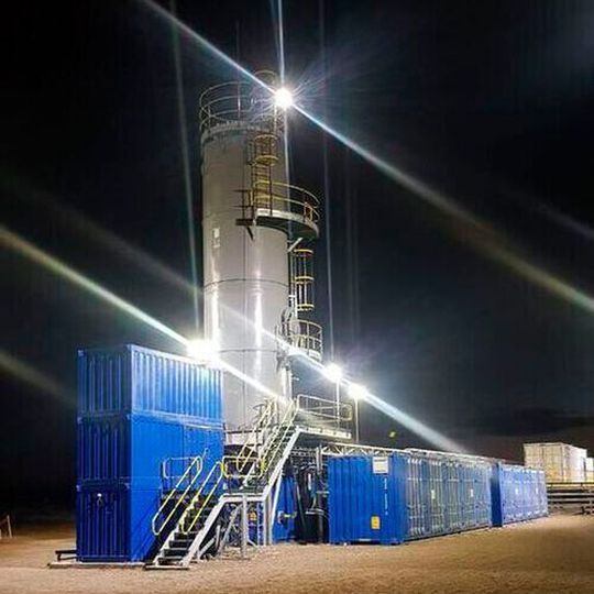 One of the five successfully installed and commissioned modular polymer injection units in Argentina. One of the five successfully installed and commissioned modular polymer injection units in Argentina.