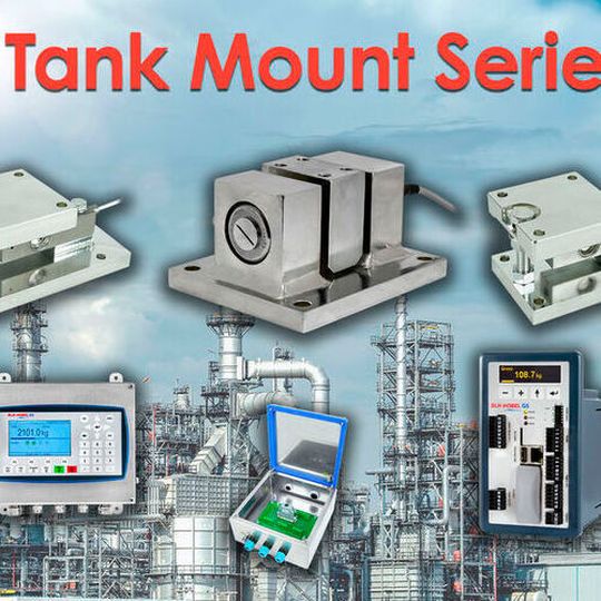 The new Tank Mount Series includes three different fully standardised weigh modules with off-the-shelf availability in capacities up to 200 tonnes. The new Tank Mount Series includes three different fully standardised weigh modules with off-the-shelf availability in capacities up to 200 tonnes.