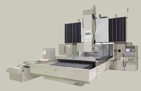 Okamoto bringt mit der ACC CHNC-Flachschleifmaschine in Doppelsäulenkonstruktion ein Zerspanungssystem auf den Markt, das Großbauteile mikrometergenau bearbeiten kann. Okamoto bringt mit der ACC CHNC-Flachschleifmaschine in Doppelsäulenkonstruktion ein Zerspanungssystem auf den Markt, das Großbauteile mikrometergenau bearbeiten kann.