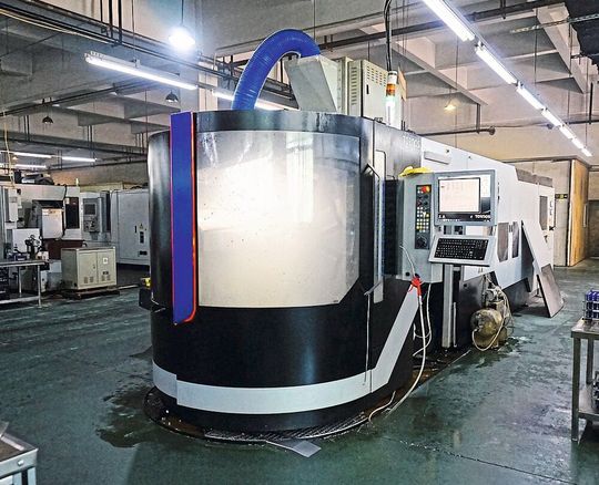The Tornos multi spindle machine at Wuxi. The Tornos multi spindle machine at Wuxi.