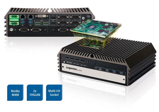 Speziell für die maschinelle Bildverarbeitung hat Spectra den Embedded PC Power Box 500 entwickelt. Speziell für die maschinelle Bildverarbeitung hat Spectra den Embedded PC Power Box 500 entwickelt.