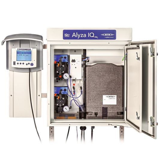 Messung von PO4 oder NH4 mit dem sparsamen Alyza IQ Messung von PO4 oder NH4 mit dem sparsamen Alyza IQ