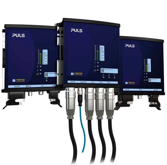 Dezentrale Schaltnetzteile für die selektive Stromverteilung: Die Fiepos E-Fused-Serie verfügt über bis zu vier intern abgesicherte einstellbare und strombegrenzte Ausgänge pro Gerät. Dezentrale Schaltnetzteile für die selektive Stromverteilung: Die Fiepos E-Fused-Serie verfügt über bis zu vier intern abgesicherte einstellbare und strombegrenzte Ausgänge pro Gerät.