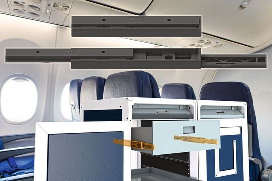 Die Polymer-Teleskopschiene von Igus ist leicht, schnell montiert und kostengünstig. Die Polymer-Teleskopschiene von Igus ist leicht, schnell montiert und kostengünstig.