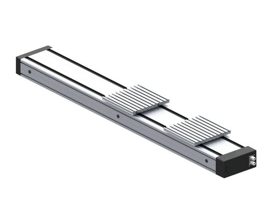 Die Lineareinheit ILE20/20 ist mit einer oder zwei integrierten Kugelgewindeantrieben erhältlich. Die Lineareinheit ILE20/20 ist mit einer oder zwei integrierten Kugelgewindeantrieben erhältlich.