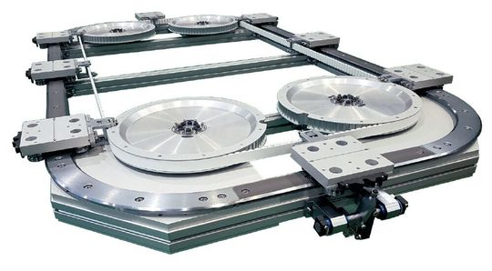 Die starke Verbindung vom Riemen zum Antrieb
erlaubt dem DTS+ hohe Lasten mit hoher Geschwindigkeit und Positioniergenauigkeit zu befördern. Die starke Verbindung vom Riemen zum Antrieb
erlaubt dem DTS+ hohe Lasten mit hoher Geschwindigkeit und Positioniergenauigkeit zu befördern.