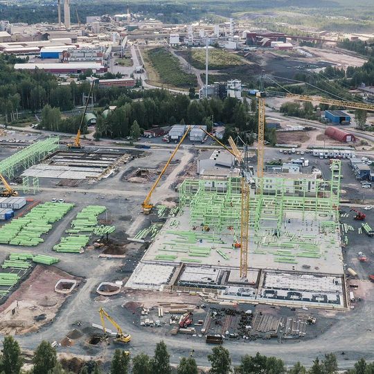 Blick auf die Anlage in Harjavalta Blick auf die Anlage in Harjavalta