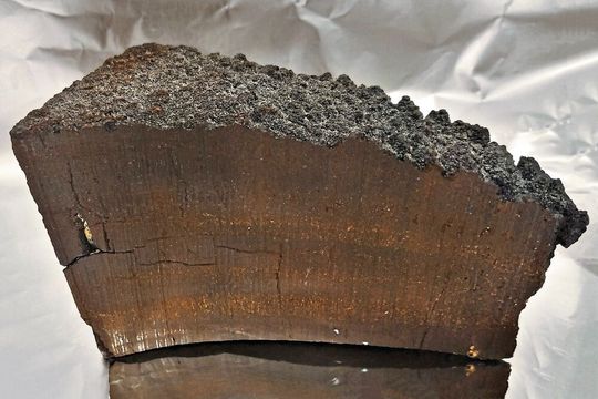 Diese Mangankruste begann vor etwa 20 Millionen Jahren zu wachsen. Schicht um Schicht wuchs sie, bis sie vor einigen Jahren geborgen und im Labor analysiert wurde. In Schichten, die etwa 2,5 Millionen Jahre alt sind, fanden die Forscher Eisen-60 und erhöhte Konzentrationen von Mangan-53. Deren Vorkommen ist der Beweis fuer eine erdnahe Supernova vor 2,5 Mio. Jahren.