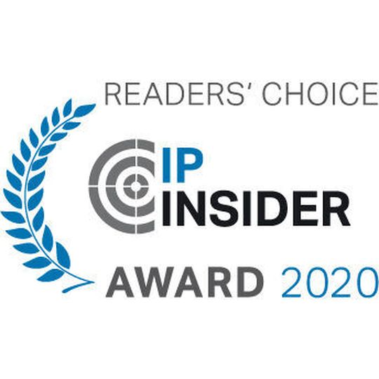 Bitte notieren: Am 21. Oktober 2020, ab 14:00 Uhr, erhalten die Gewinner der diesjährigen Leserwahl den Readers' Choice IP-Insider Award 2020. Bitte notieren: Am 21. Oktober 2020, ab 14:00 Uhr, erhalten die Gewinner der diesjährigen Leserwahl den Readers' Choice IP-Insider Award 2020.