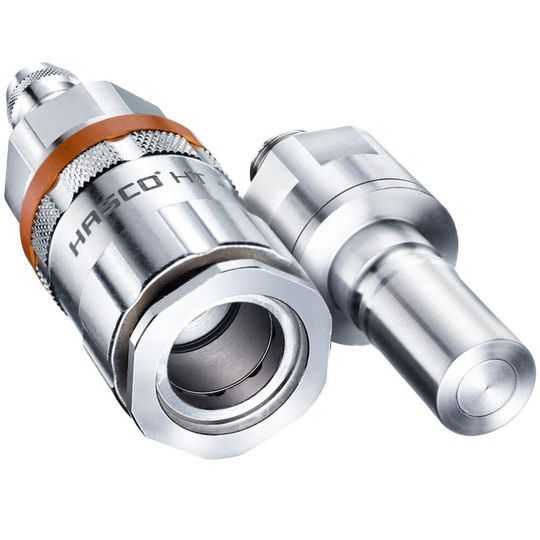 Safe and reliable coupling of cooling lines. Safe and reliable coupling of cooling lines.