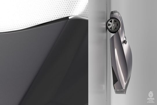 DARK SELTZER, Schlüsselfarbton, gestaltet in Nordamerika.