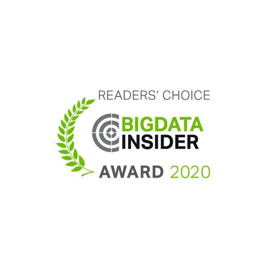Bitte notieren: Am 21. Oktober 2020, ab 10 Uhr, erhalten die Gewinner der diesjährigen Leserwahl den BigData-Insider Readers' Choice Award 2020. Bitte notieren: Am 21. Oktober 2020, ab 10 Uhr, erhalten die Gewinner der diesjährigen Leserwahl den BigData-Insider Readers' Choice Award 2020.