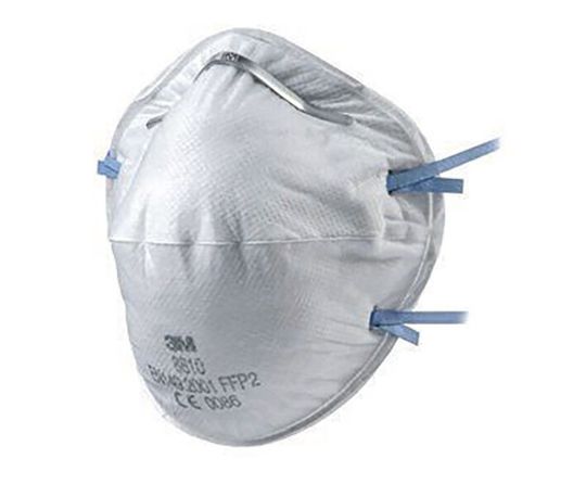 Atemschutzmaske von 3M mit einem stanzbaren Spaltband von Vogel-Bauer. Atemschutzmaske von 3M mit einem stanzbaren Spaltband von Vogel-Bauer.