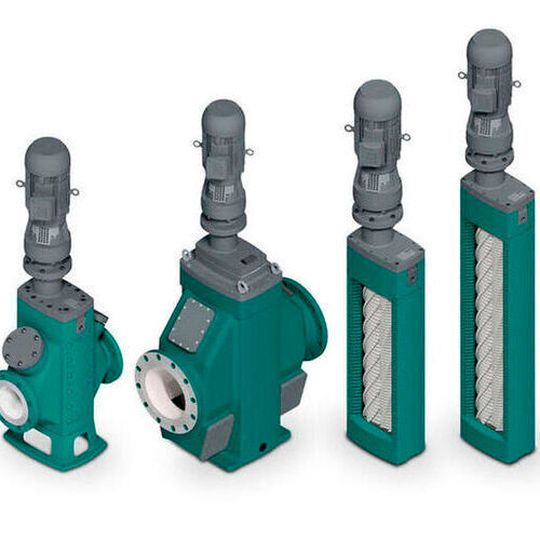The N.Mac twin shaft grinder from Netzsch is available with a channel or inline housing. The versatile grinder is now available in further sizes for flow rates up to 400 m³/h. The N.Mac twin shaft grinder from Netzsch is available with a channel or inline housing. The versatile grinder is now available in further sizes for flow rates up to 400 m³/h.