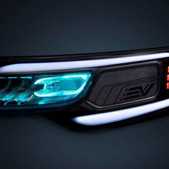 In the future, such nicely designed automotive headlights could be produced from polycarbonate made using renewable resources. In the future, such nicely designed automotive headlights could be produced from polycarbonate made using renewable resources.