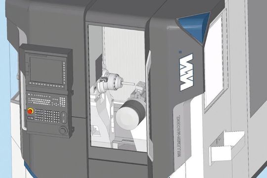Jumeau Numérique ESPRIT de la machine Willemin-Macodel 508MT2. Jumeau Numérique ESPRIT de la machine Willemin-Macodel 508MT2.