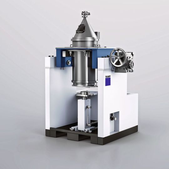 Die Entpulverstation für eine automatisierte Pulverentfernung.