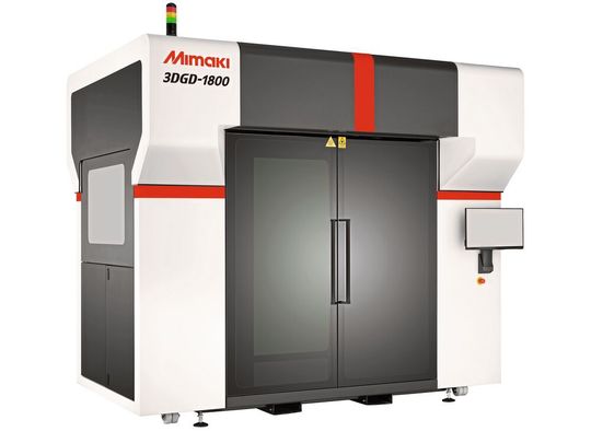 Der 3D-Drucker Mimaki 3DGD-1800 kann Objekte mit einer Höhe bis 1,8 m in nur sieben Stunden herstellen. Der 3D-Drucker Mimaki 3DGD-1800 kann Objekte mit einer Höhe bis 1,8 m in nur sieben Stunden herstellen.
