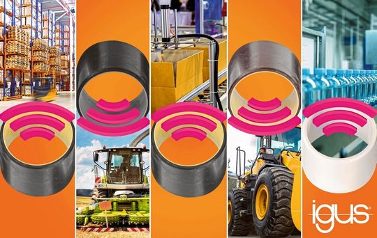 Du transpalette à la machine d'emballage, les paliers lisses isense informent sur l'usure et avertissent avant qu'une machine ou un équipement s'arrête. Du transpalette à la machine d'emballage, les paliers lisses isense informent sur l'usure et avertissent avant qu'une machine ou un équipement s'arrête.