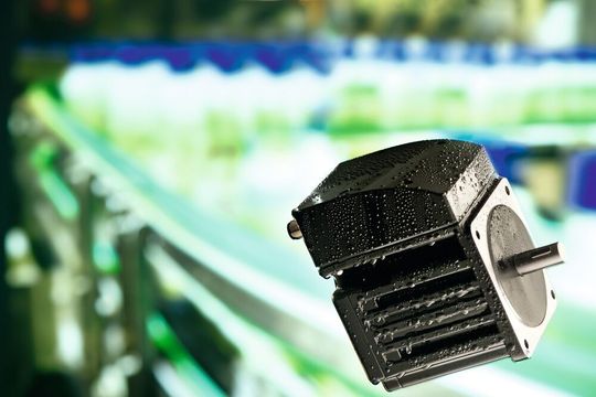 S-Style Smartmotor für nasse Einsatzbedingungen basiert auf den gleichen Bauteilen wie die Standardmotoren ohne IP-Schutz.