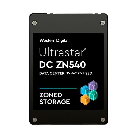 Western Digital Ultrastar DC ZN540 Data Center NVMe ZNS SSD. Western Digital Ultrastar DC ZN540 Data Center NVMe ZNS SSD.
