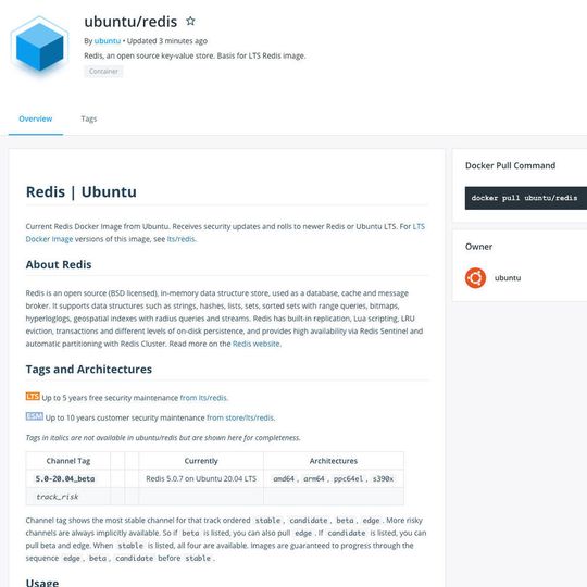Ein Beispiel für sehr dynamische Images: Redis Ein Beispiel für sehr dynamische Images: Redis