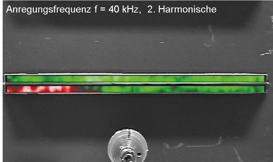 Die Ergebnisse würden erstmals eine zerstörungsfreie Bestimmung mechanischer Eigenschaften einer Klebverbindung ermöglichen.