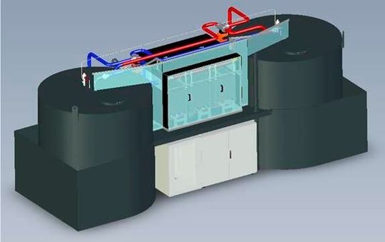 Im Forschungsprojekt „Biflow“ werden die Elektrolyttanks einer Redox-Flow-Batterie zum ersten Mal als Wärmespeicher genutzt. Im Forschungsprojekt „Biflow“ werden die Elektrolyttanks einer Redox-Flow-Batterie zum ersten Mal als Wärmespeicher genutzt.