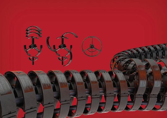 Mit der Energiekette Robotrax R140 lassen sich Leitungen und Schläuche mit bis zu 42 mm Durchmesser führen. Mit der Energiekette Robotrax R140 lassen sich Leitungen und Schläuche mit bis zu 42 mm Durchmesser führen.