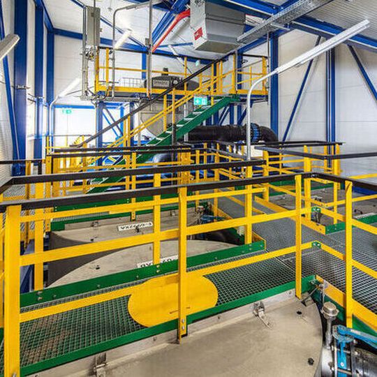 Interior view of the filter system at Borealis’ Schwechat site in Austria. Interior view of the filter system at Borealis’ Schwechat site in Austria.