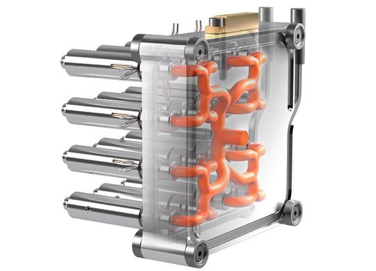 The Streamrunner permits production in a very small space. The Streamrunner permits production in a very small space.