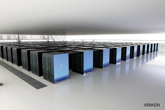 Fujitsu's A64FX ARM-processors zijn aan het werk in de Fugaku, momenteel de snelste supercomputer.