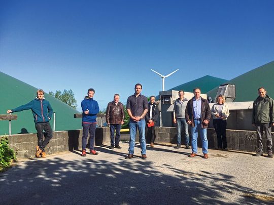 Mitwirkende der beiden Projektpartnerinnen FHL Flensburg und BTU CS. V.l.n.r. Oliver Horn (BTU), Marko Burkhardt (BTU), Günter Busch, Dennis Fischer, Oliver Viertmann, Dirk Nissen, Bernd Nissen, Wiktoria Vieth, Hinrich Uellendahl