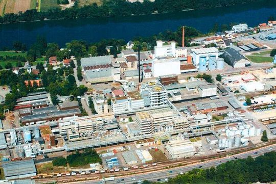 Blick auf den Produktionsstandort von CABB in Pratteln. Blick auf den Produktionsstandort von CABB in Pratteln.