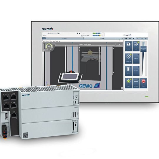 Leistungsstark, intelligent und konnektiv: das CNC-System MTX von Rexroth. Leistungsstark, intelligent und konnektiv: das CNC-System MTX von Rexroth.