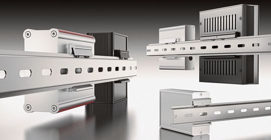 Alu-Gehäuse für die Hutschiene