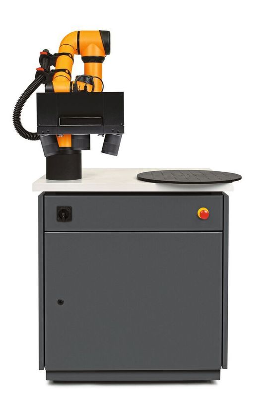 Der Scan Cobot eignet sich speziell für die Qualitätskontrolle kleiner und mittelgroßer Bauteile Der Scan Cobot eignet sich speziell für die Qualitätskontrolle kleiner und mittelgroßer Bauteile