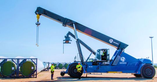 Der Bereich „Project Logistics“ repräsentiert die ganze Bandbreite des Dienstleistungsspektrums von Geodis. Der Bereich „Project Logistics“ repräsentiert die ganze Bandbreite des Dienstleistungsspektrums von Geodis.