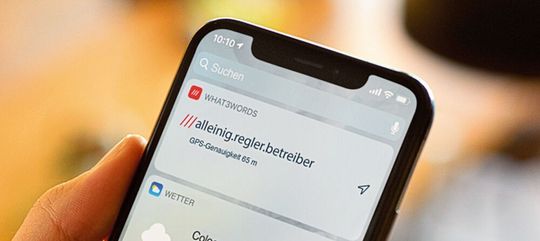 Per Widget ist es künftig sehr leicht, beispielsweise auch eine Adresse auf einem Feld oder an einem Flussufer zu finden – oder sogar auf dem Fluss.