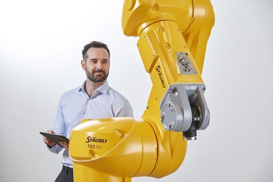 Dank der reinraumtauglichen Auslegung eignen sich die neuen Sechsachser für Standardapplikationen ebenso wie für Einsätze unter sensitiven Produktionsumgebungen. Dank der reinraumtauglichen Auslegung eignen sich die neuen Sechsachser für Standardapplikationen ebenso wie für Einsätze unter sensitiven Produktionsumgebungen.