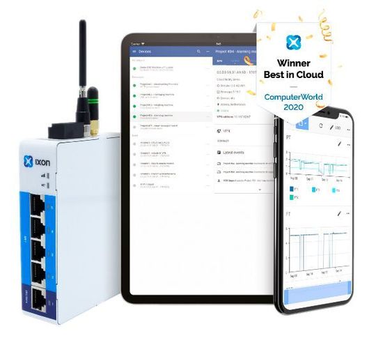 IXON Cloud - Winner "Best in Cloud" von ComputerWorks 2020
