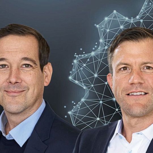 David von Büren (à gauche), chef de projet INNOTEQ, et Pascal Blanc, directeur de la division « Salons professionnels et expositions ». David von Büren (à gauche), chef de projet INNOTEQ, et Pascal Blanc, directeur de la division « Salons professionnels et expositions ».