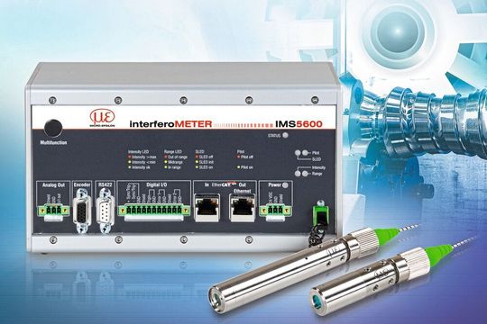Avec une résolution de < 30 picomètres, les valeurs mesurées de l’interferoMETER de Micro-Epsilon atteignent un niveau de précision innovant en métrologie optique. Avec une résolution de < 30 picomètres, les valeurs mesurées de l’interferoMETER de Micro-Epsilon atteignent un niveau de précision innovant en métrologie optique.