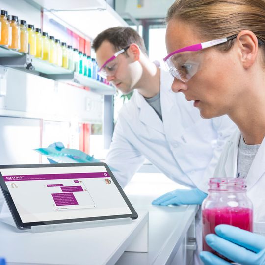 Chembid erweitert sein Serviceangebot um den digitalen Laborassistenten für Lacke von Evonik. Chembid erweitert sein Serviceangebot um den digitalen Laborassistenten für Lacke von Evonik.