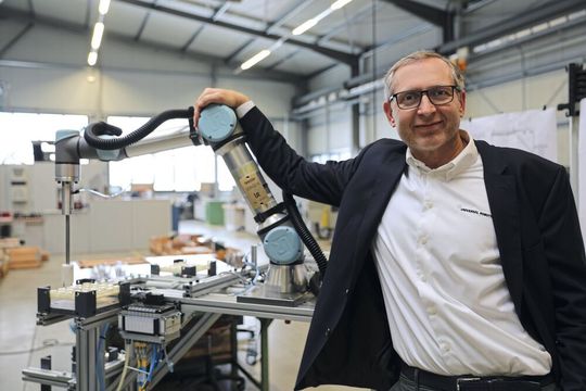 Jürgen Von Hollen, Président d'Universal Robots Jürgen Von Hollen, Président d'Universal Robots