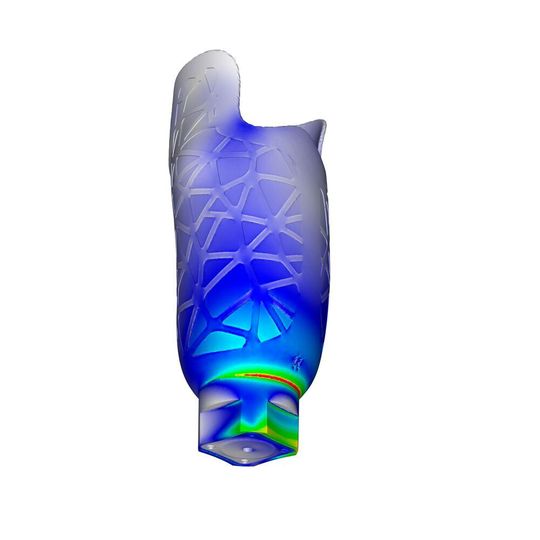 Über Simulationstechnologien ließe sich eine Prothese so lange optimieren, bis der Kontaktdruck ein Minimum erreicht. Über Simulationstechnologien ließe sich eine Prothese so lange optimieren, bis der Kontaktdruck ein Minimum erreicht.
