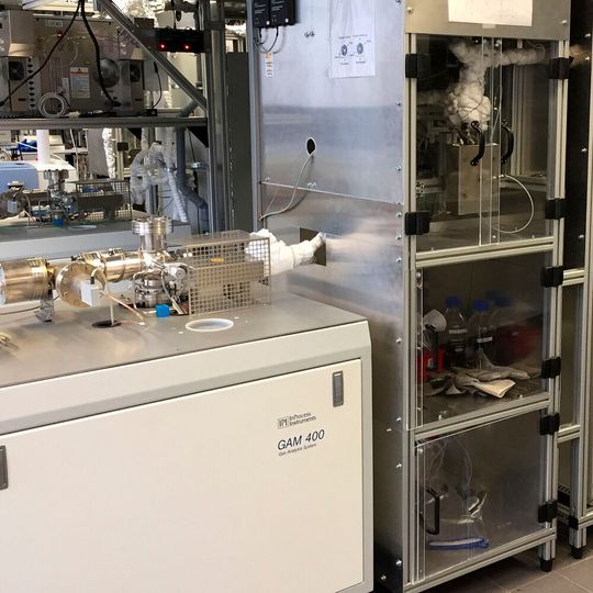 Versuchsanlage für katalytische Tests. Versuchsanlage für katalytische Tests.