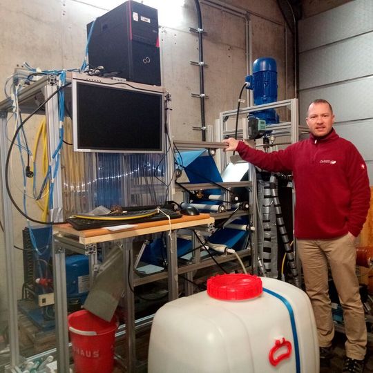 Lars Erlbeck hat im Rahmen seiner Dissertation am Cemos die Anlage entwickelt. Lars Erlbeck hat im Rahmen seiner Dissertation am Cemos die Anlage entwickelt.