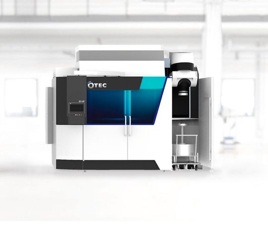 Mit der SF-HP gelingt erstmals das sogenannte Streamfinishen jetzt an großen Bauteilen bis zu einem Gewicht von 200 kg, informiert Otec. Mit der SF-HP gelingt erstmals das sogenannte Streamfinishen jetzt an großen Bauteilen bis zu einem Gewicht von 200 kg, informiert Otec.